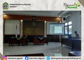 Optimalkan Urusan Keistimewaan, Carik, Ulu-Ulu, dan Admin SID Ngunut Hadiri Rakor Monev di Kapanewon